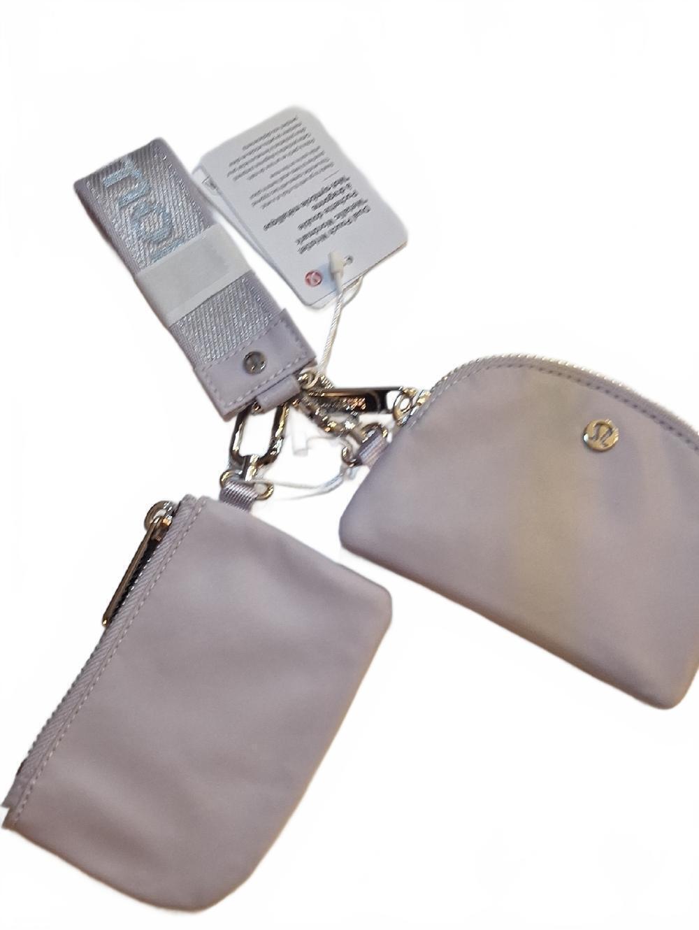NWT Lululemon Dual Pouch Wristlet Wordmark Ftlv